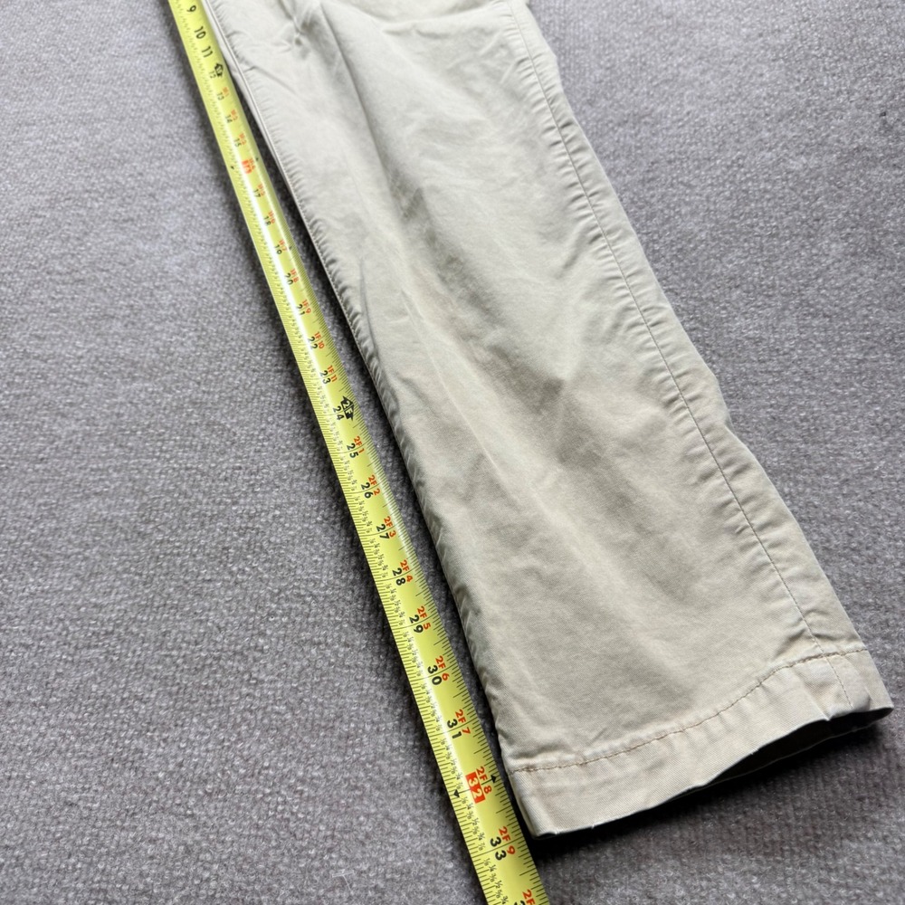 American Eagle Slim Fit Chino Pants Mens 38x36 (measures 38x33) Khaki Stretch - Picture 4 of 14